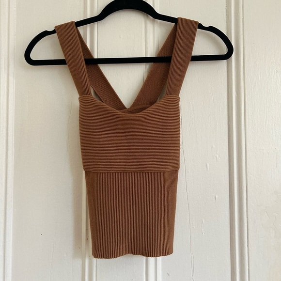 Abercrombie & Fitch Tops - Abercrombie Ottoman Crossback Sweater Tank